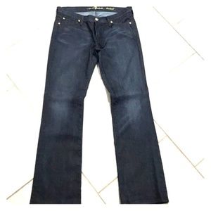 7 For All Mankind Bootcut Dark Rinse Jeans - 32